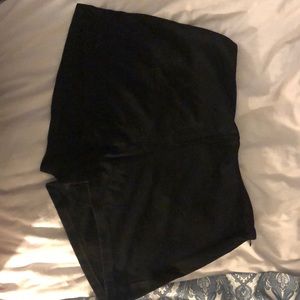 Black express shorts